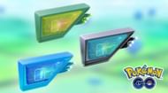 Three different Lure Modules as they appear in Pokemon GO (Image via Niantic)
